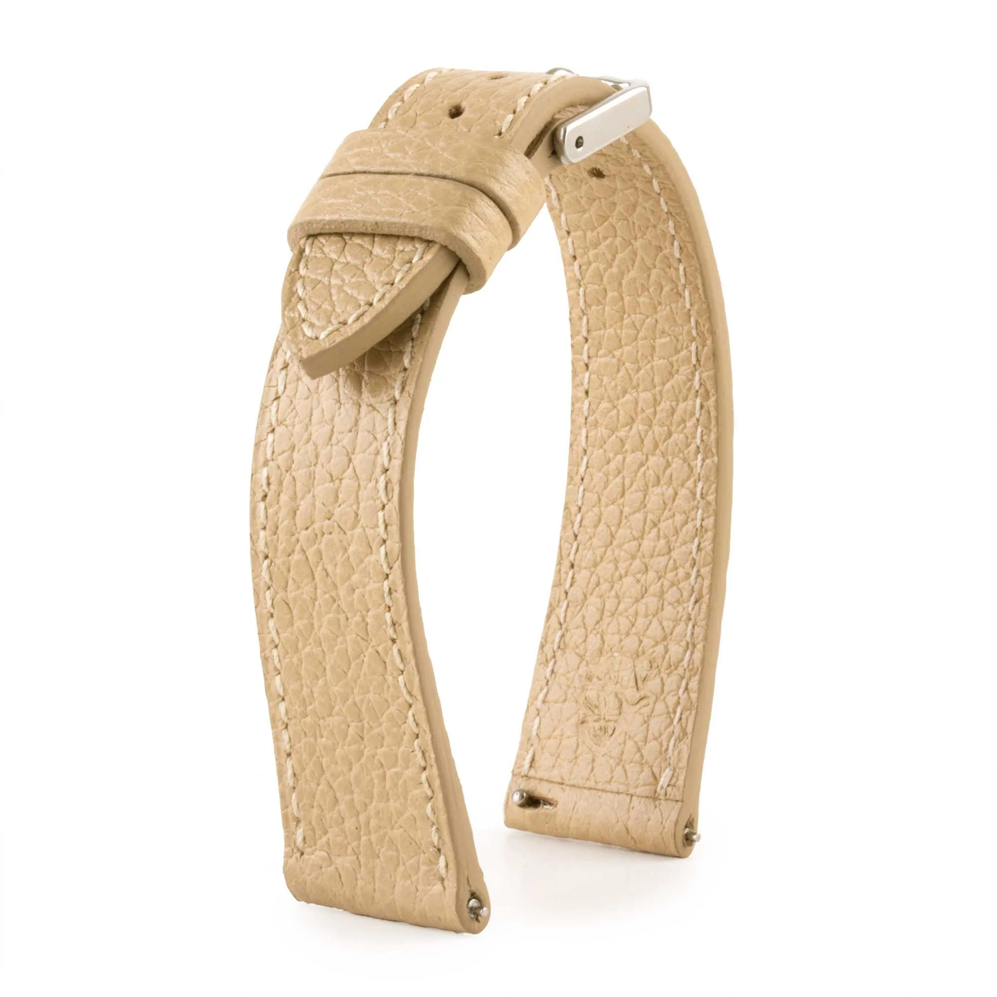 Leather watchband - Buffalo (black, blue, green, brown, kaki...)