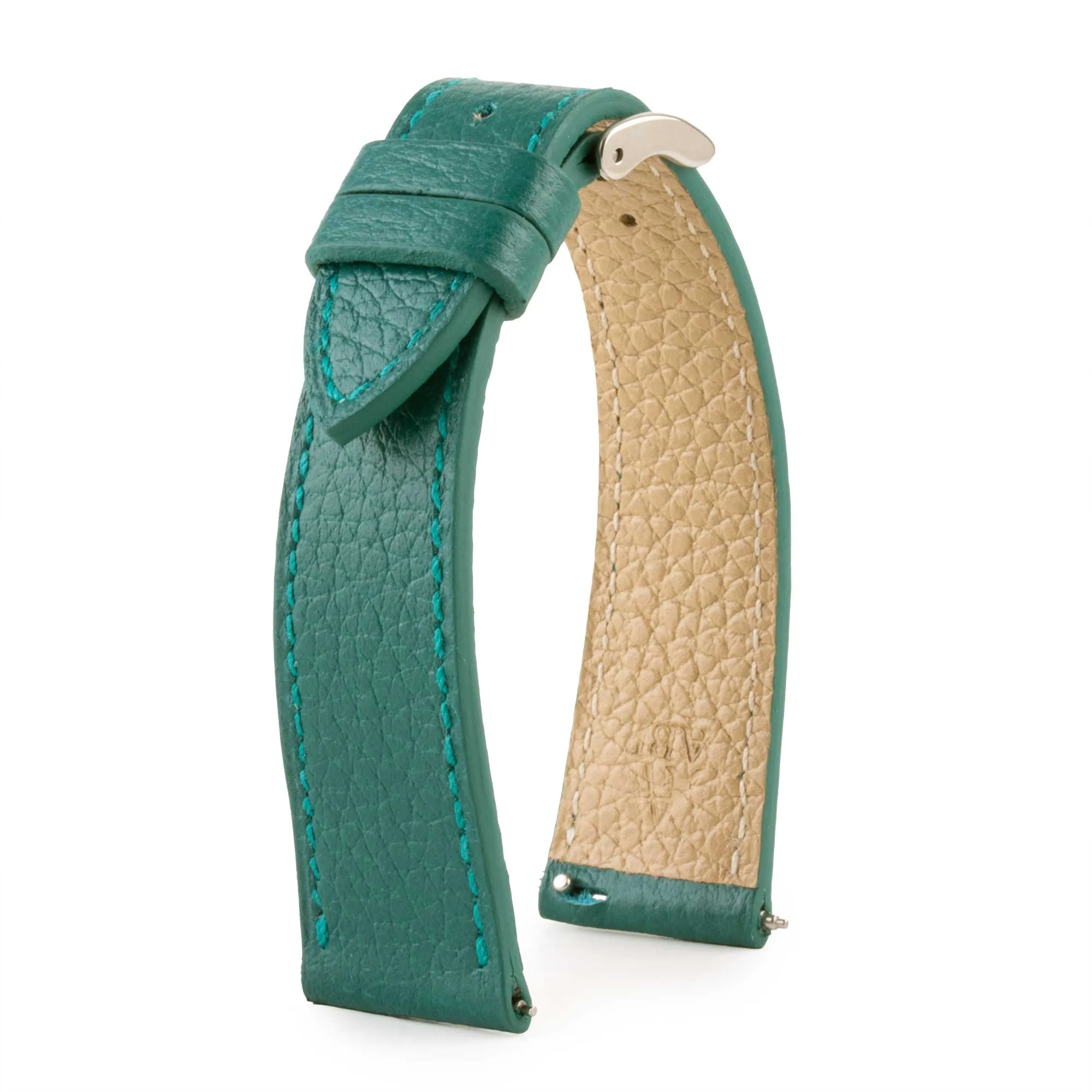 Leather watchband - Buffalo (black, blue, green, brown, kaki...)
