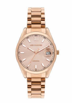 Lee Cooper - LC07827.410 - Women's Super Metal Rose Gold Watch women's watches,watch for women