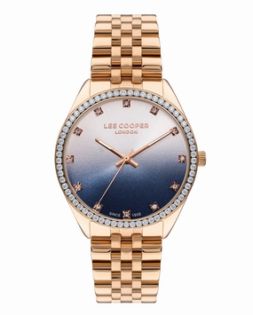 Lee Cooper - LC07831.490 - Women's Super Metal Rose Gold Watch women's watches,watch for women