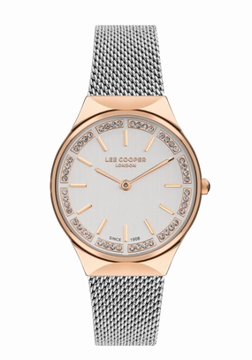 Lee Cooper - LC07862.530 - Women's Super Metal Rose Gold Mesh Watch women's watches,watch for women
