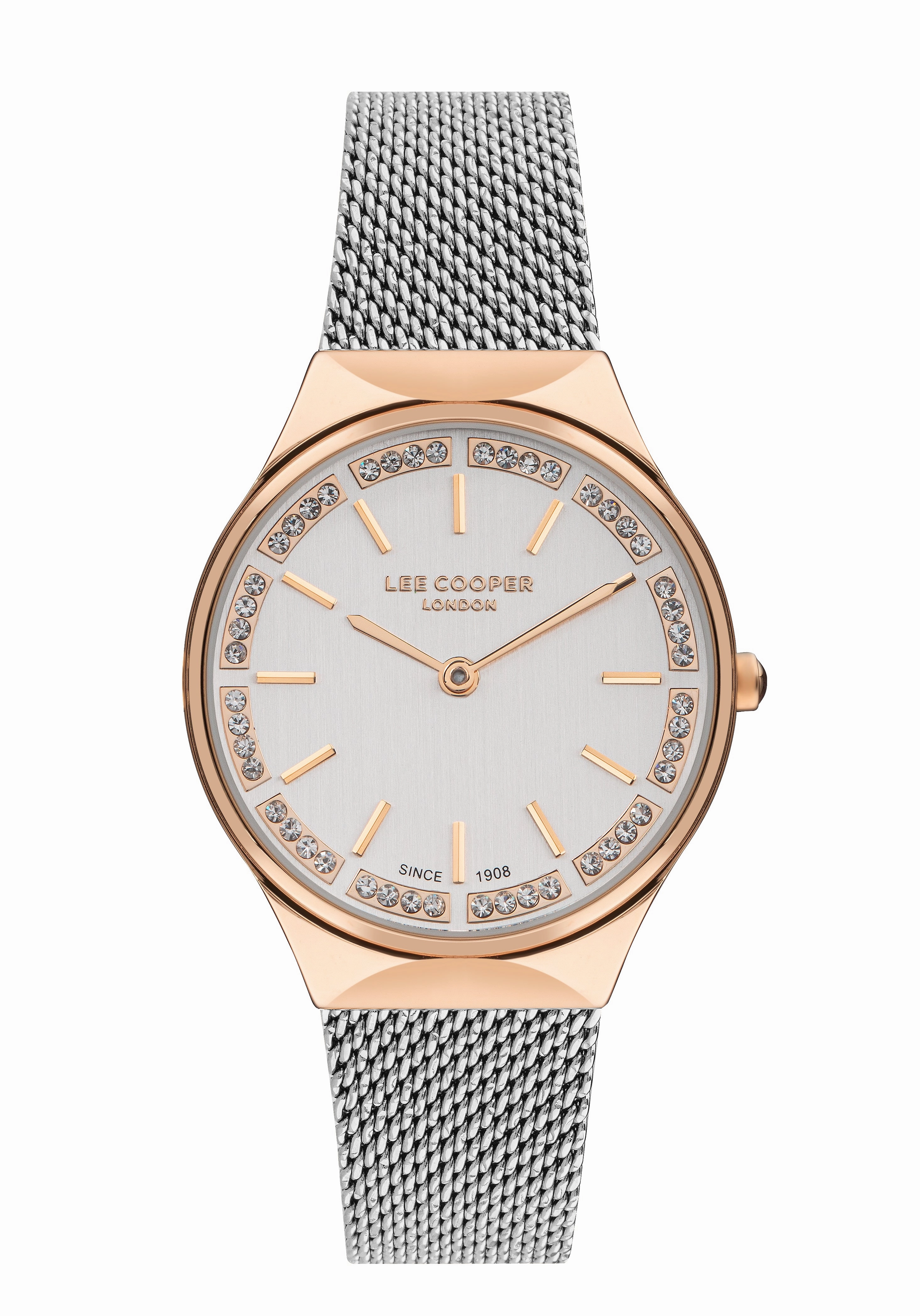 Lee Cooper - LC07862.530 - Women's Super Metal Rose Gold Mesh Watch women's watches,watch for women