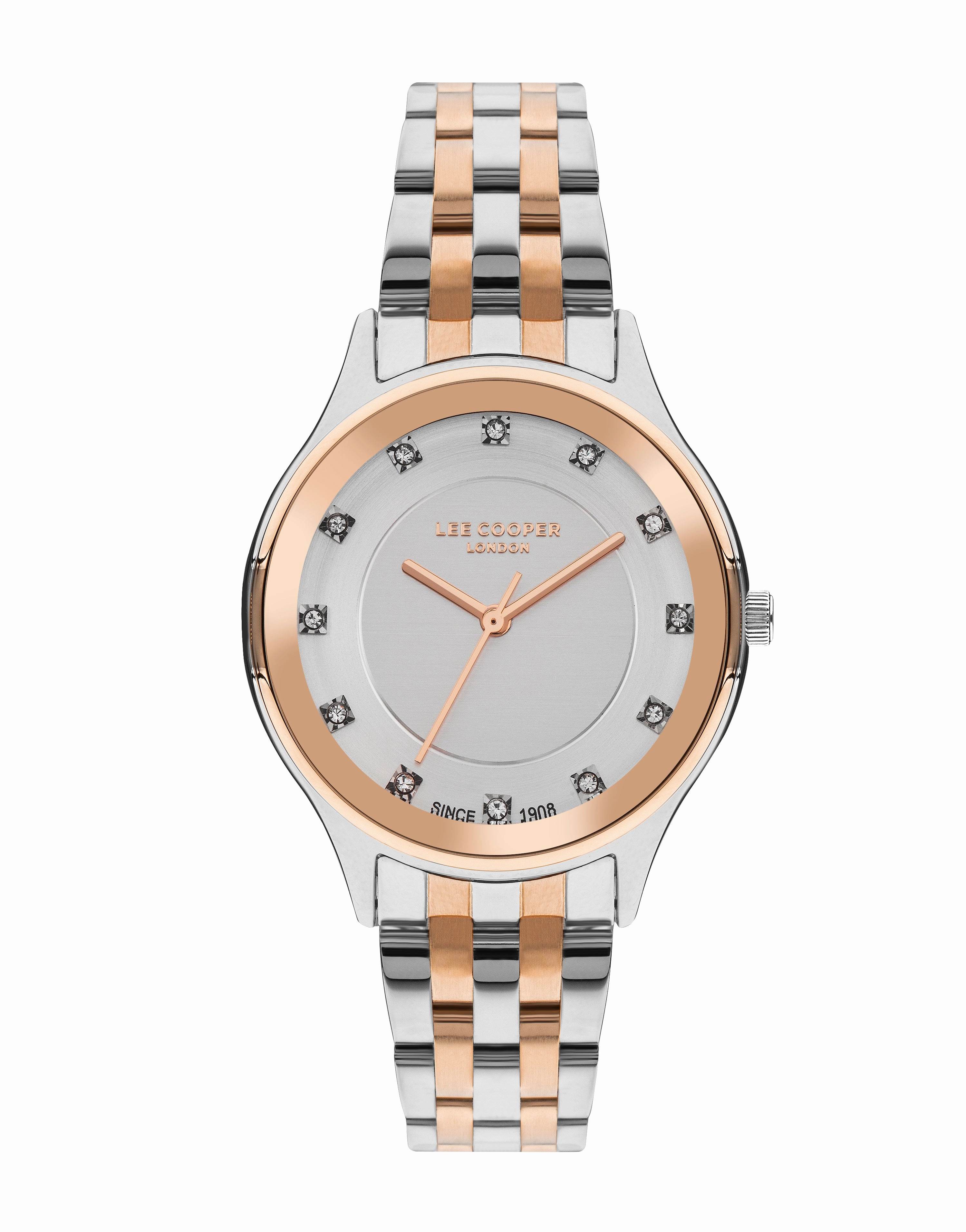 Lee Cooper - LC07867.530 - Women's Super Silver/Rose Gold Watch women's watches,watch for women