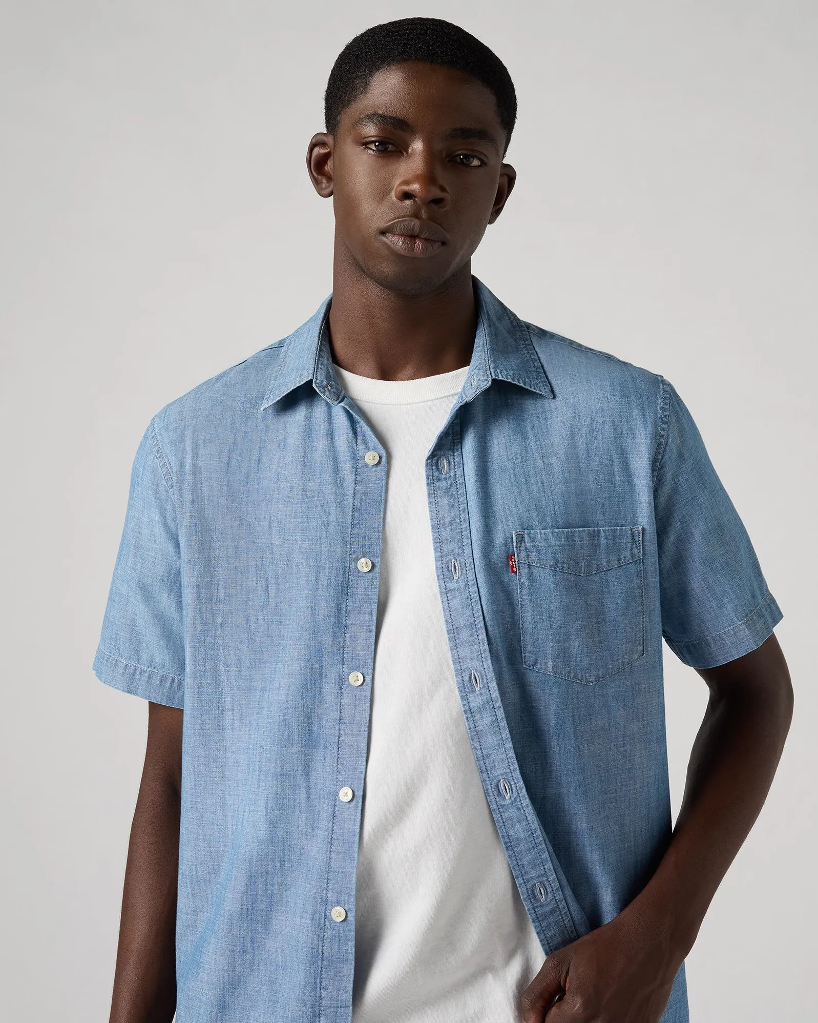 Levi's® Sunset 1 Pocket Standard Shirt - Sebastian Chambray Light