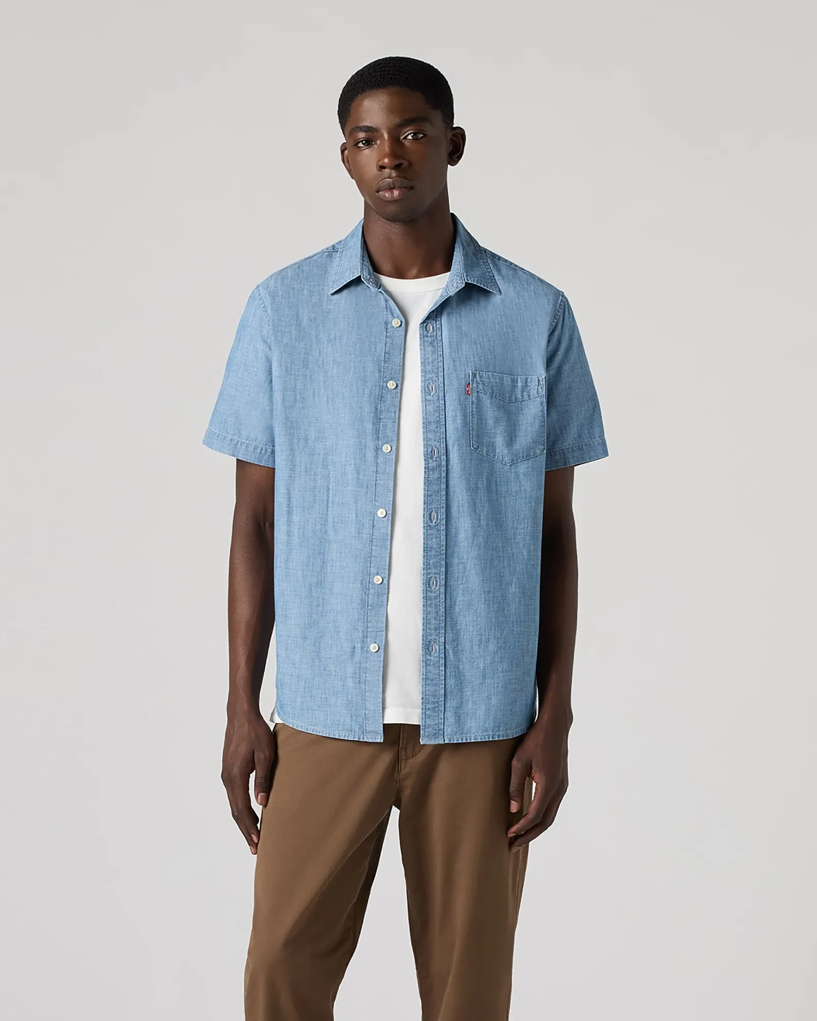 Levi's® Sunset 1 Pocket Standard Shirt - Sebastian Chambray Light