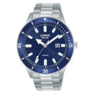 Lorus Blue Dial Solar Mens Watch RX313AX9 cheap digital watch best digital watch for men