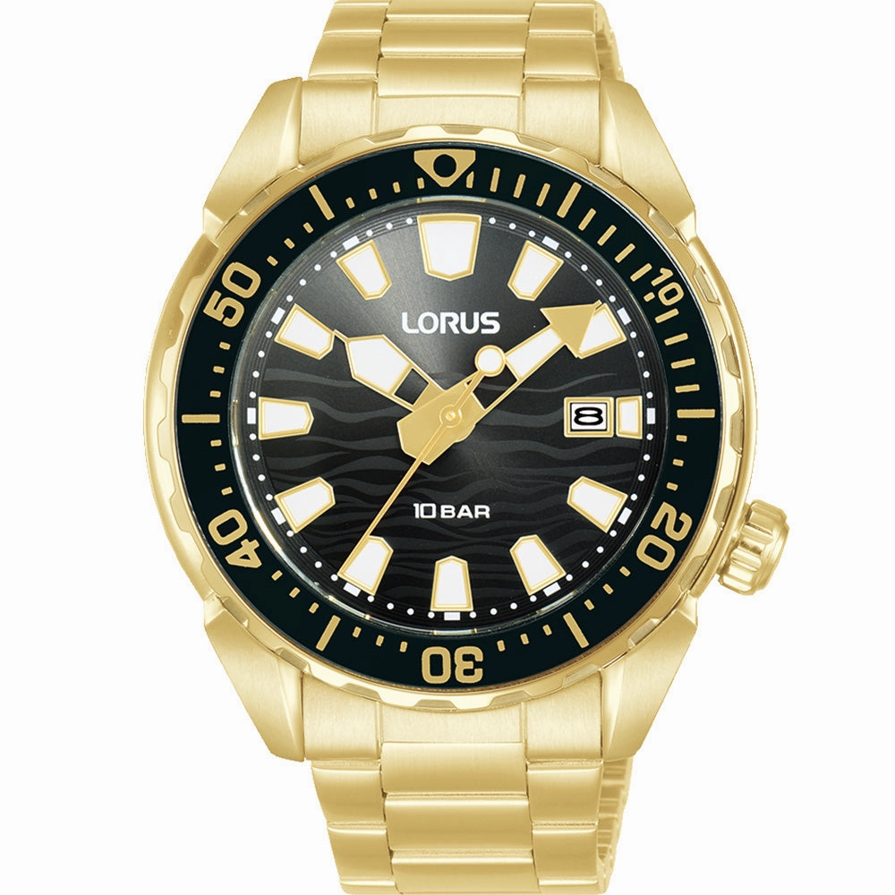 Lorus RH950RX-9 Sports stainless steel watch clasp High quality stainless steel watch