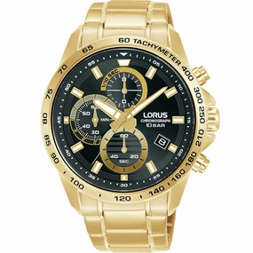 Lorus RM358JX-9 Chronograph stainless steel watch clasp High quality stainless steel watch