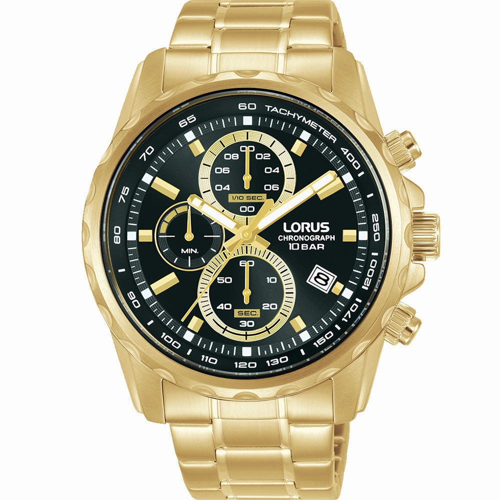 Lorus RM378JX-9 Chronograph stainless steel watch clasp High quality stainless steel watch