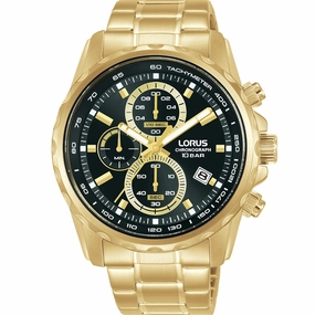 Lorus RM378JX-9 Chronograph stainless steel watch clasp High quality stainless steel watch