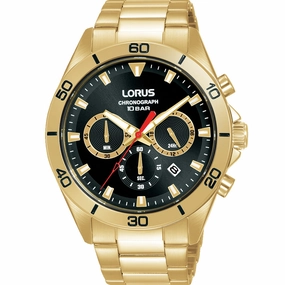 Lorus RT340KX-9 Chronograph stainless steel watch clasp High quality stainless steel watch
