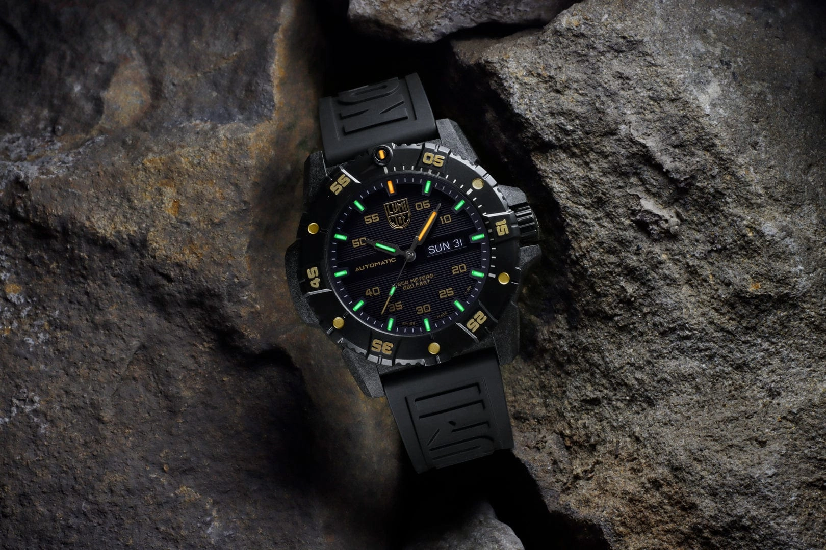 Luminox Limited Edition Master Carbon Seal Automatic Watch XS.3865.GOLD