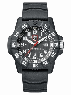 Luminox MASTER CARBON SEAL 3801 Series Mens Black Rubber Watch XS.3801.L Sports Watch for Men/Women Budget Sports Watch Luxury Sports Watch