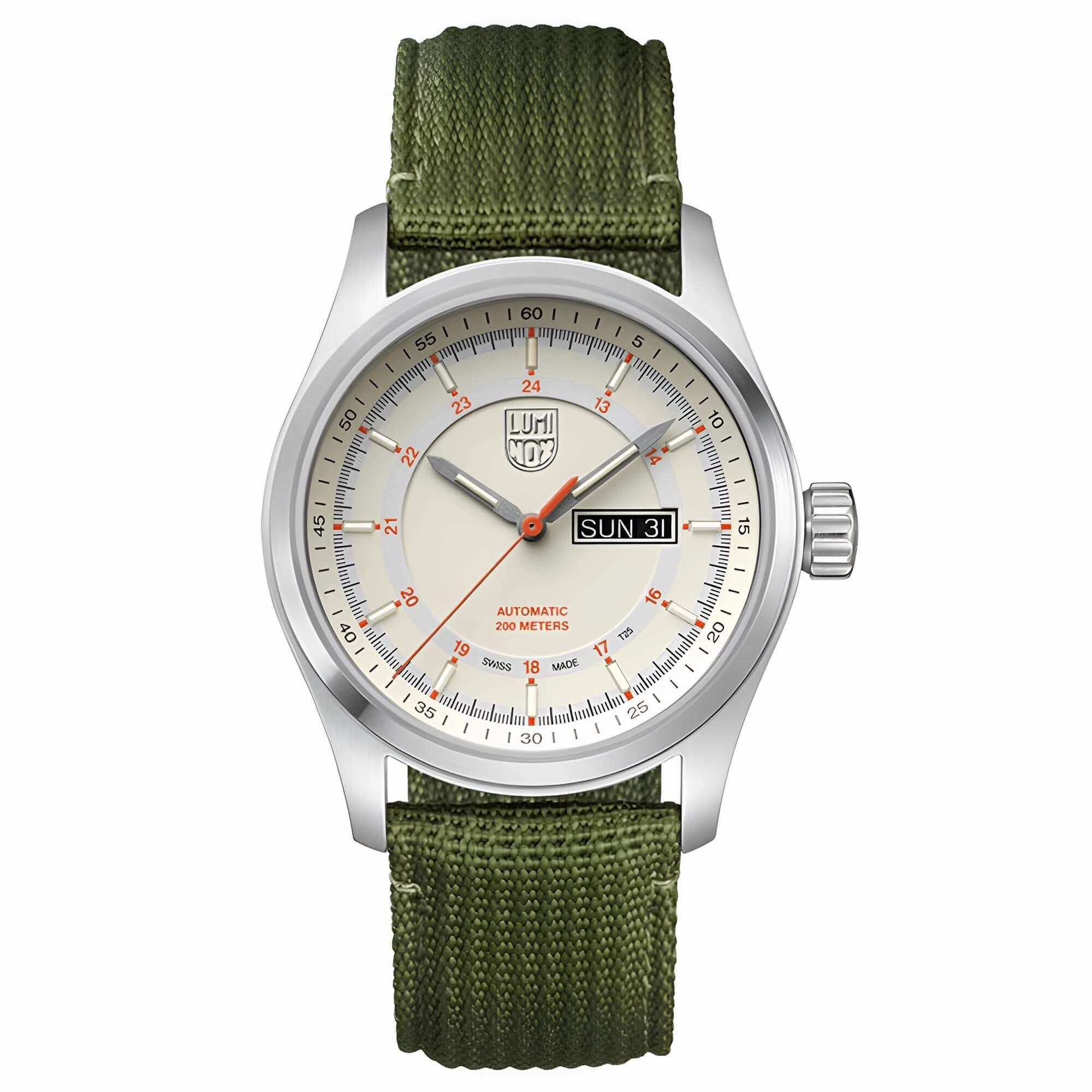 Luminox Men's Automatic Watch - Atacama Field Power Reserve Off-White Dial | 1907.NF,automatic watch,automatic watches for men,automatic watches for women,luxury automatic watch,minimalist automatic watch,dress automatic watch,vintage automatic watch,auto