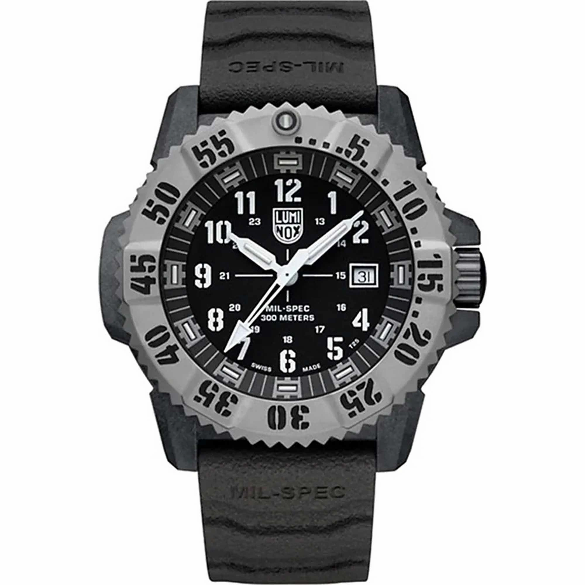 Luminox Men's Quartz Watch - Black Dial Rubber Strap Dive Military Spec | 3351.SET Luxury Quartz Watch Quartz Watch Sale