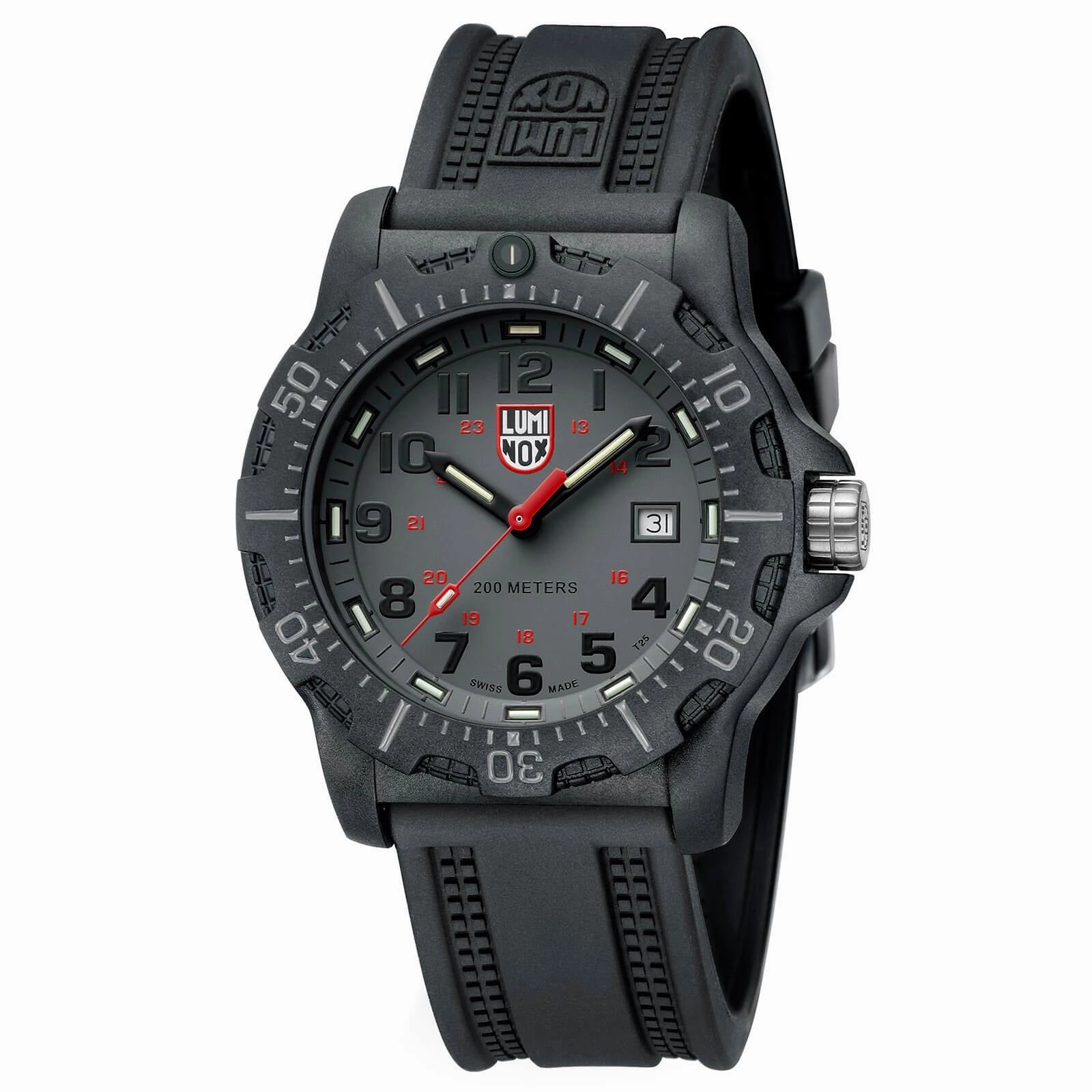 Luminox Men's Quartz Watch - BlackOps Rotating Bezel Grey Dial Rubber Strap | 8882 Luxury Quartz Watch Quartz Watch Sale