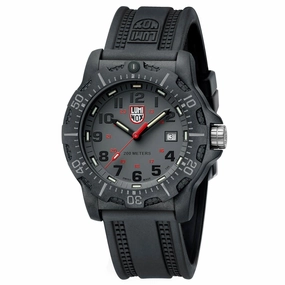 Luminox Men's Quartz Watch - BlackOps Rotating Bezel Grey Dial Rubber Strap | 8882 Luxury Quartz Watch Quartz Watch Sale