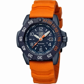 Luminox Men's Watch - Navy Seal Foundation Orange Rubber Strap | XS.3253.CBNSF.SET 