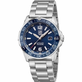 Luminox Men's Watch - Pacific Diver Automatic Blue Dial Silver Bracelet | XS.3104 
