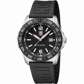 Luminox Men's Watch - Pacific Diver Quartz Black Dial Rubber Strap Dive | XS.3121.1 Luxury Quartz Watch Quartz Watch Sale