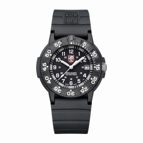 Luminox Original Navy SEAL Dive Black Rubber Watch XS.3001.H.SET 