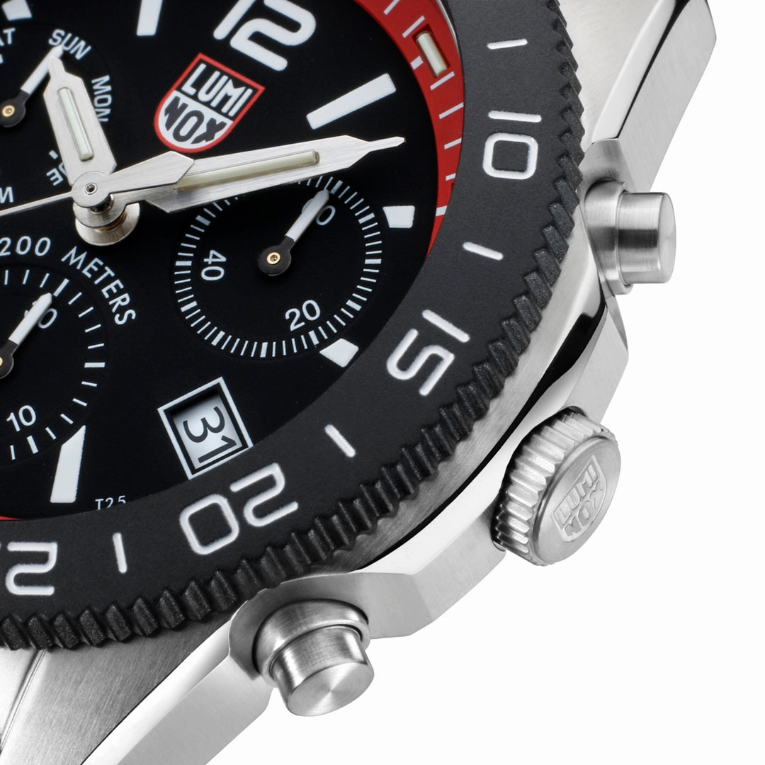 Luminox Pacific Diver Chronograph Red Band Men's Watch XS.3155