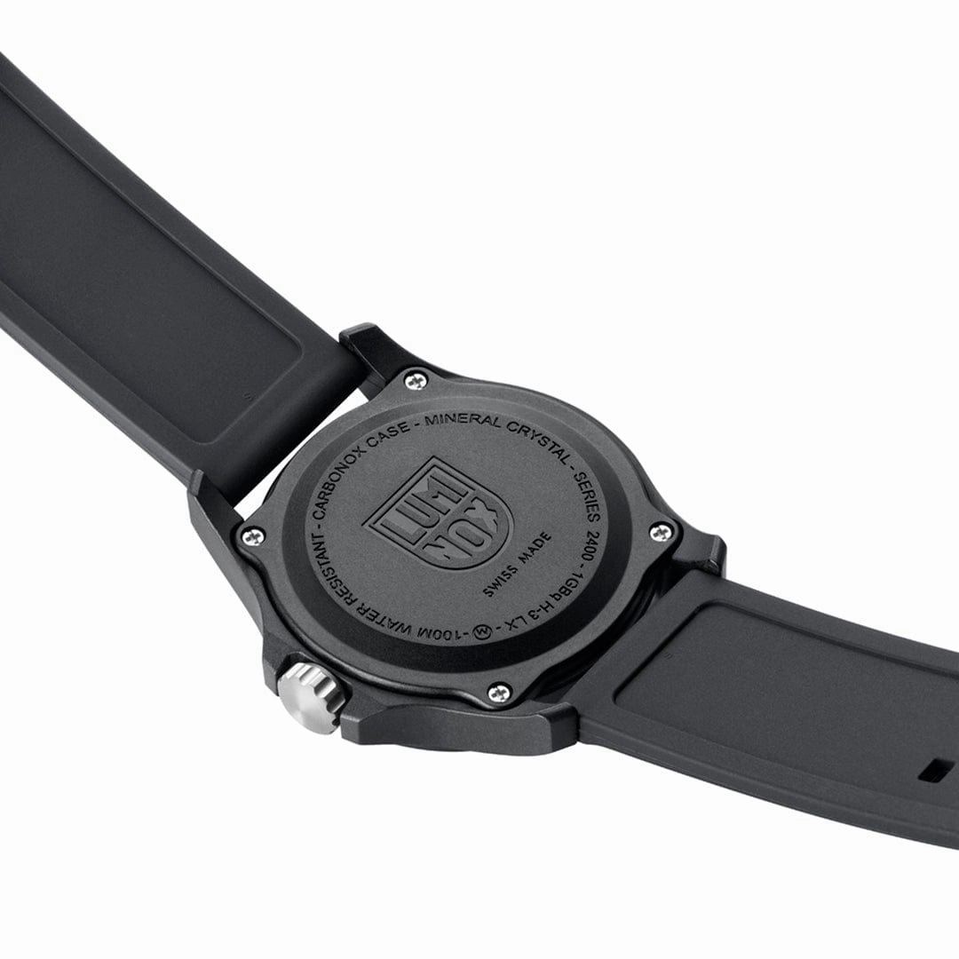 Luminox Patagonia Carbonox Black Dial Black Rubber Strap Watch X2.2401