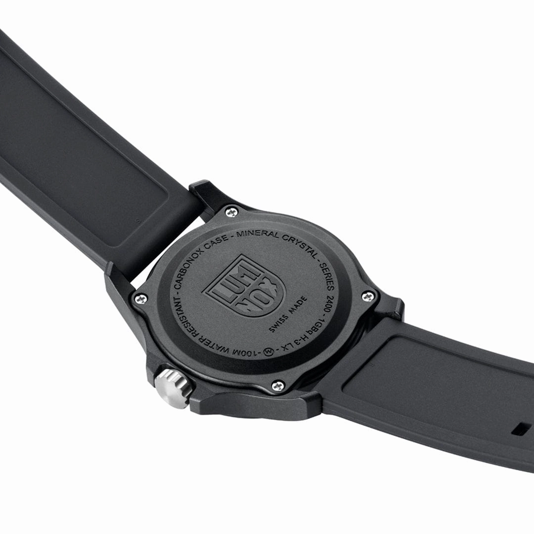 Luminox Patagonia Carbonox Black Dial Black Rubber Strap Watch X2.2401