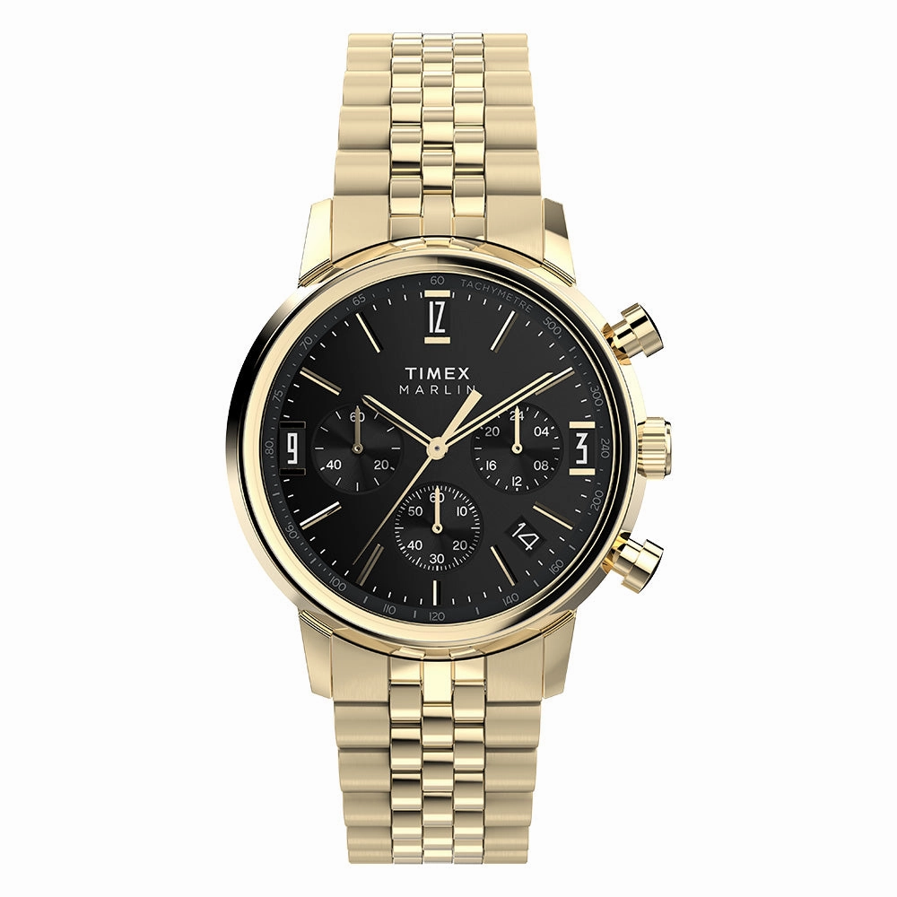 Marlin Quartz  40mm Stainless Steel Band stainless-steel watches stainless steel watch bands stainless steel watches cheap