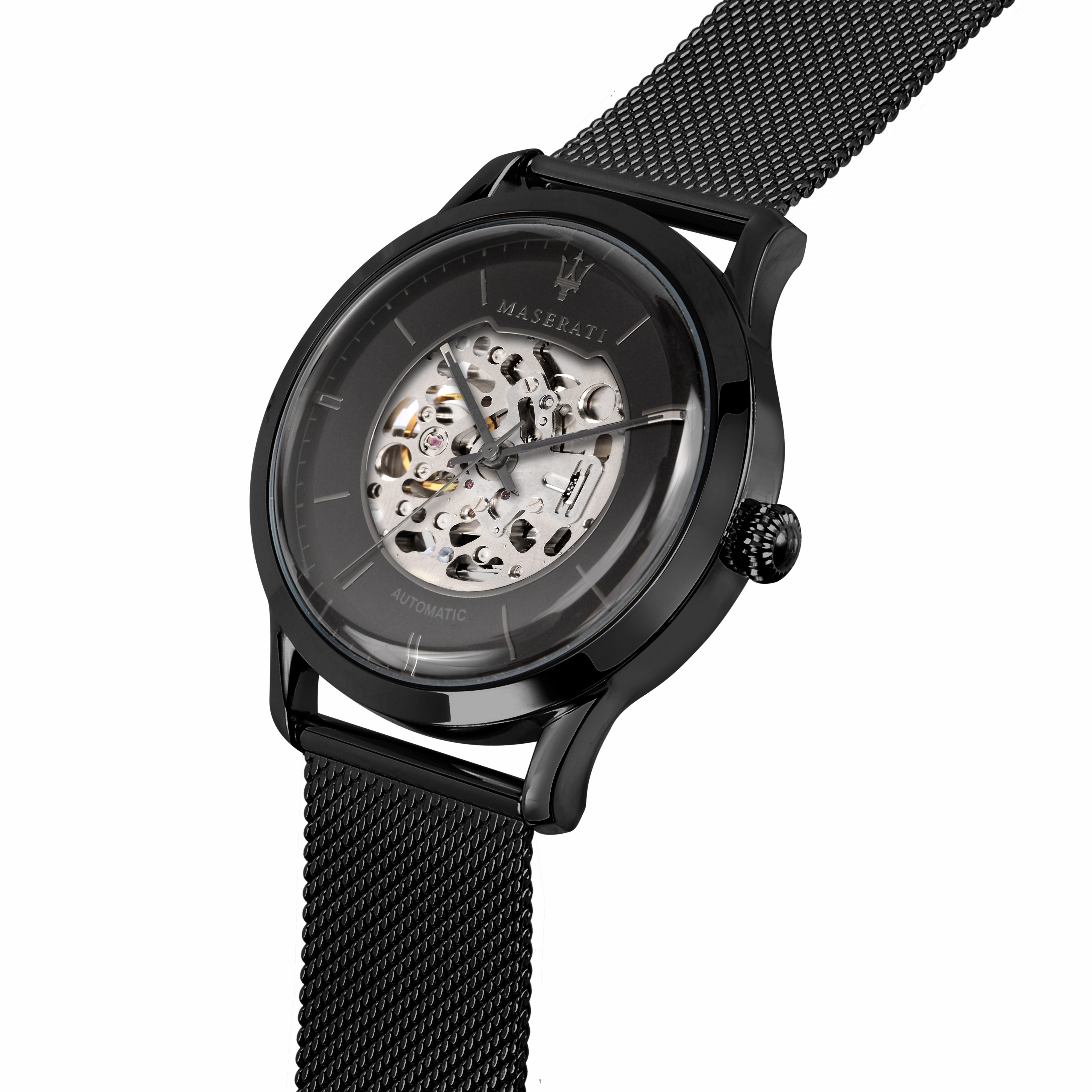 Maserati Ricordo 42mm Automatic Black Mesh Watch