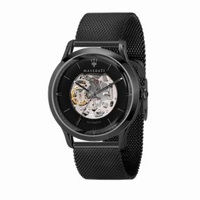 Maserati Ricordo 42mm Automatic Black Mesh Watch 