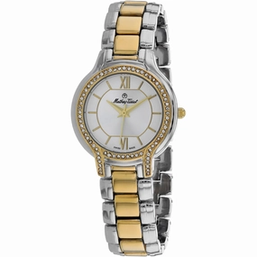 Mathey Tissot Women's Watch - Classic Silver Tone Dial Two Tone Bracelet | D2781BI Luxury Quartz Watch Quartz Watch Sale