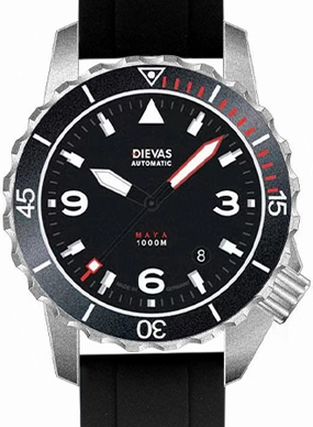 Maya MK III Black - Rubber,automatic watch,automatic watches for men,automatic watches for women,luxury automatic watch,minimalist automatic watch,dress automatic watch,vintage automatic watch,automatic watch sale