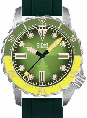 Maya MK III Sealab Green - Rubber,automatic watch,automatic watches for men,automatic watches for women,luxury automatic watch,minimalist automatic watch,dress automatic watch,vintage automatic watch,automatic watch sale