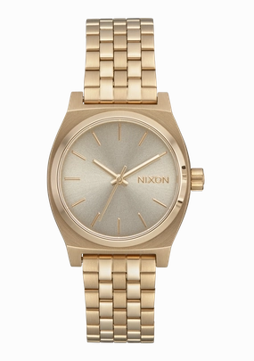 Medium Time Teller - Light Gold / Vintage White stainless-steel watches stainless steel watch bands stainless steel watches cheap