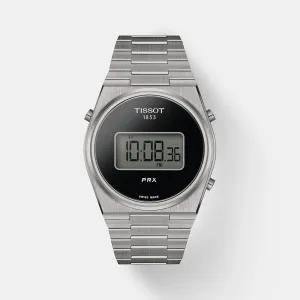 Men Black Digital Stainless Steel Watch T1374631105000 budget    watches    watches classic