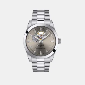 Men Rhodium Automatic Stainless Steel Watch T1274071108100 budget    watches    watches classic