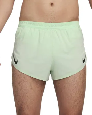 Men's Aeroswift Dri-Fit Adv 2" Brief-Lined Running Shorts In Vapour Green/black