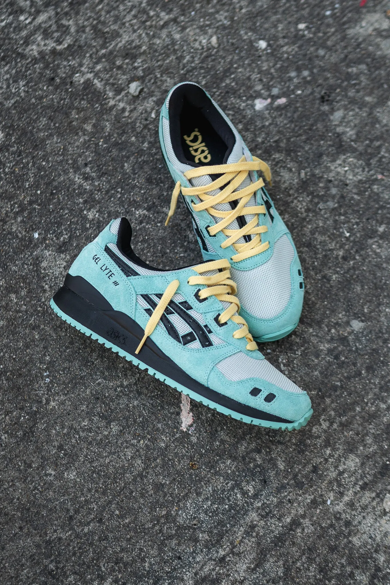 Mens Asics Gel-Lyte 3 OG (Pure Aqua/Black)
