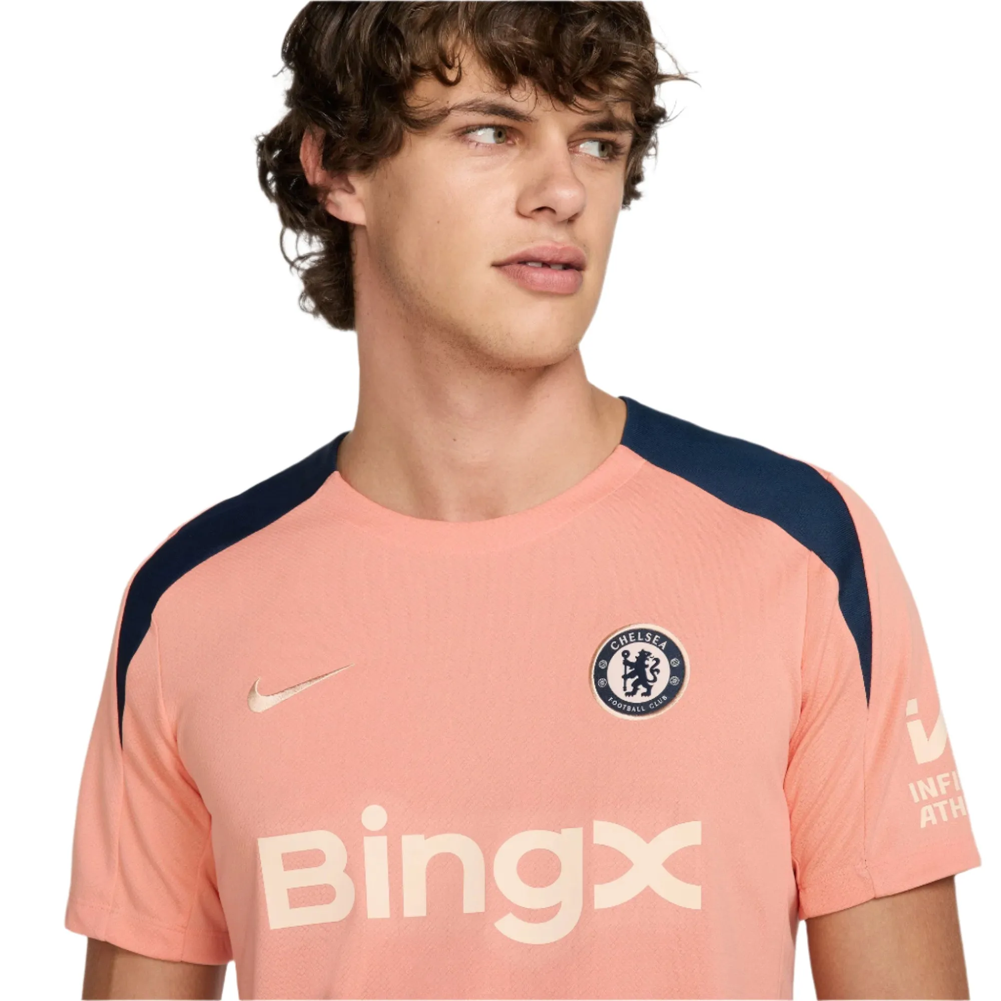 Men's Chelsea FC One Swoosh Dri-FIT Strike Soccer Jersey