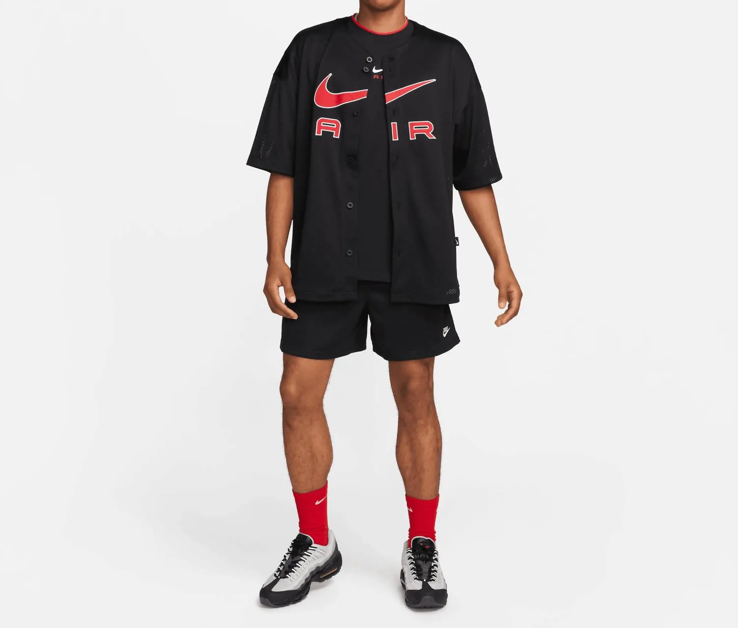 Men's Club Mesh Shorts In Black