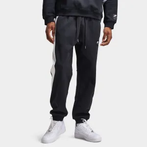 Mens Nike Nike Air Fleece Joggers Black / White - White