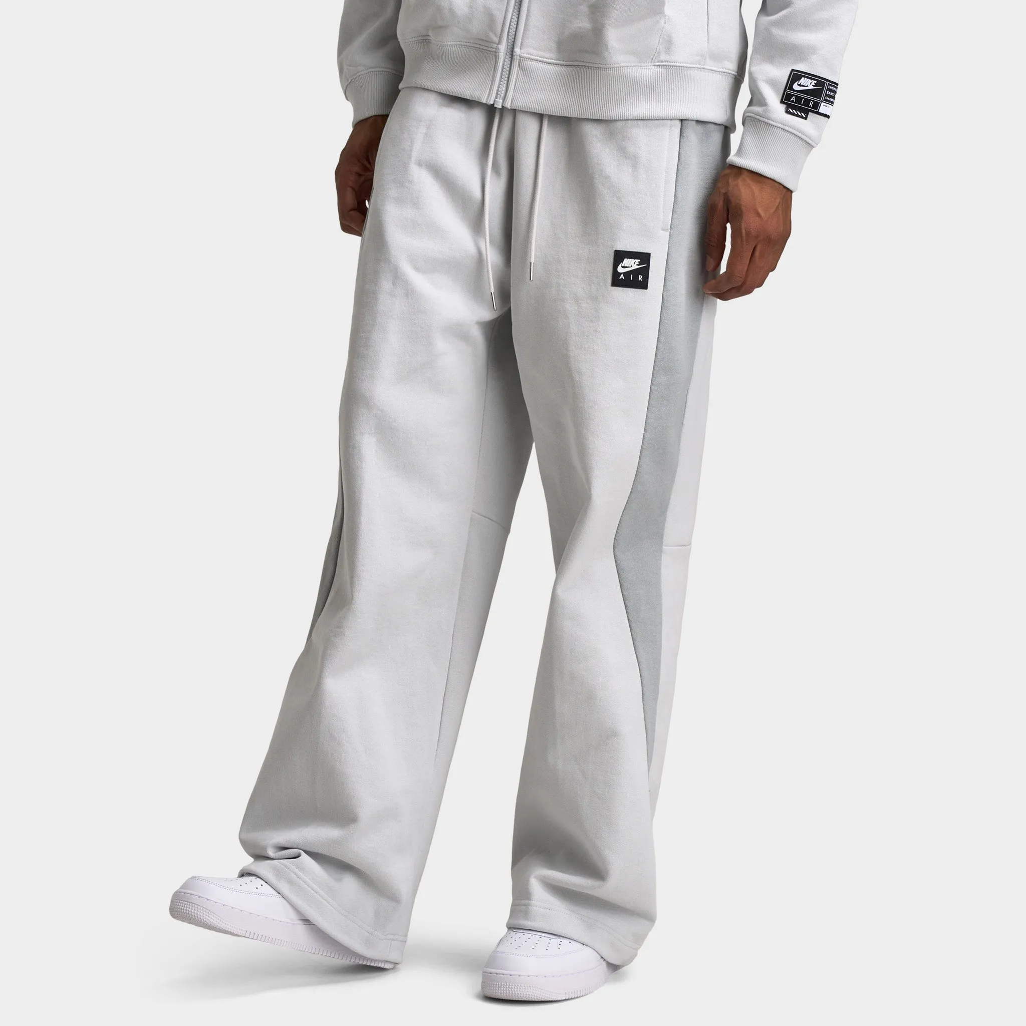 Mens Nike Nike Air Fleece Pants Photon Dust / Light Smoke Grey - Hyper Royal