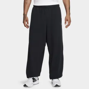 Mens Nike Nike Club Fleece French Terry Oversized Pants Black / White