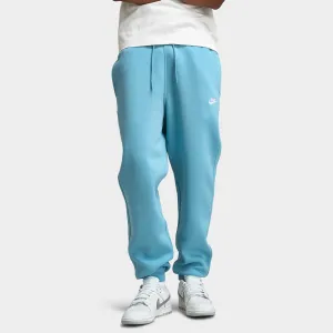 Mens Nike Nike Club Fleece Joggers Denim Turq / White