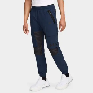 Mens Nike Nike Sportswear Air Max Woven Cargo Pants Armory Navy / Dk Smoke / Black