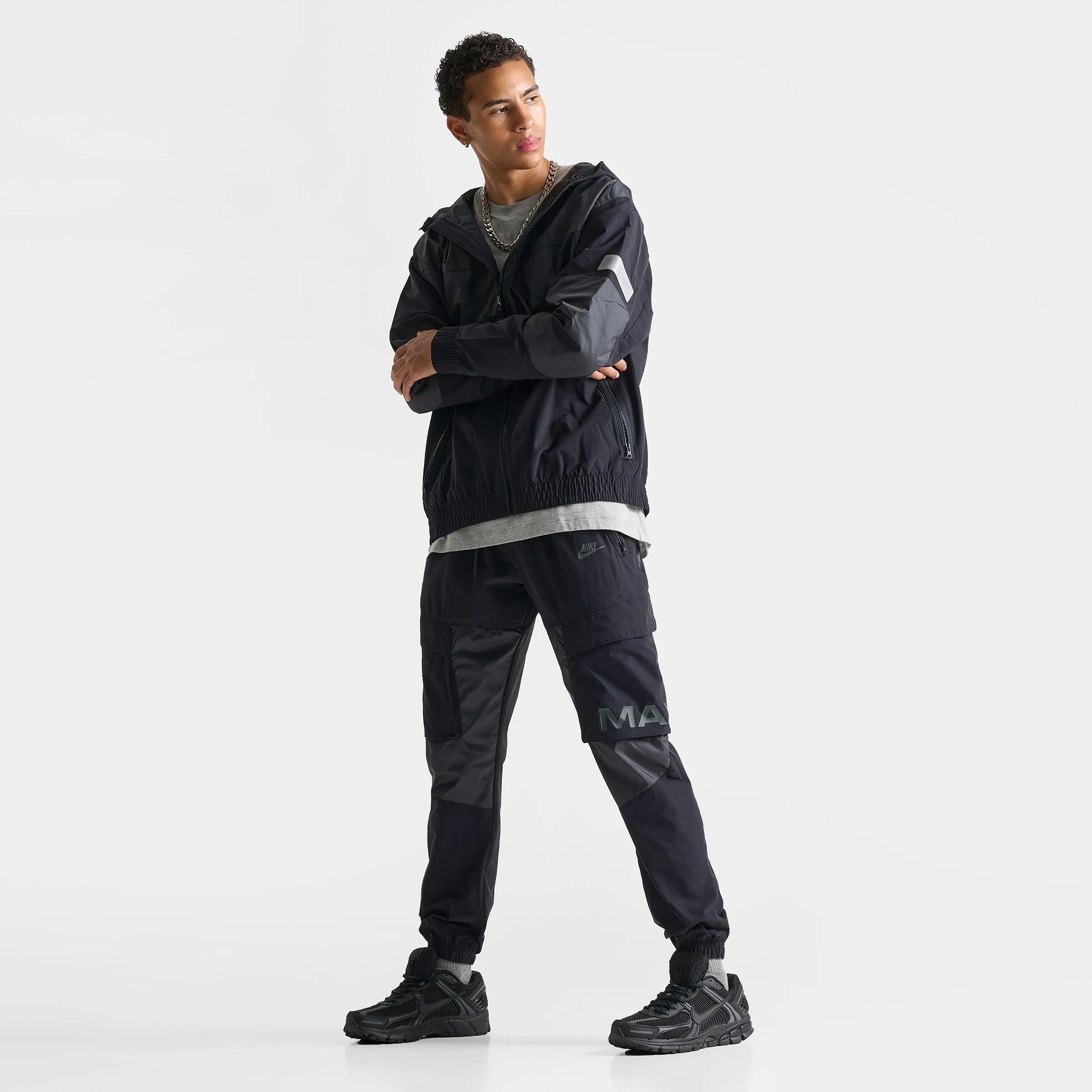 Mens Nike Nike Sportswear Air Max Woven Cargo Pants / Black