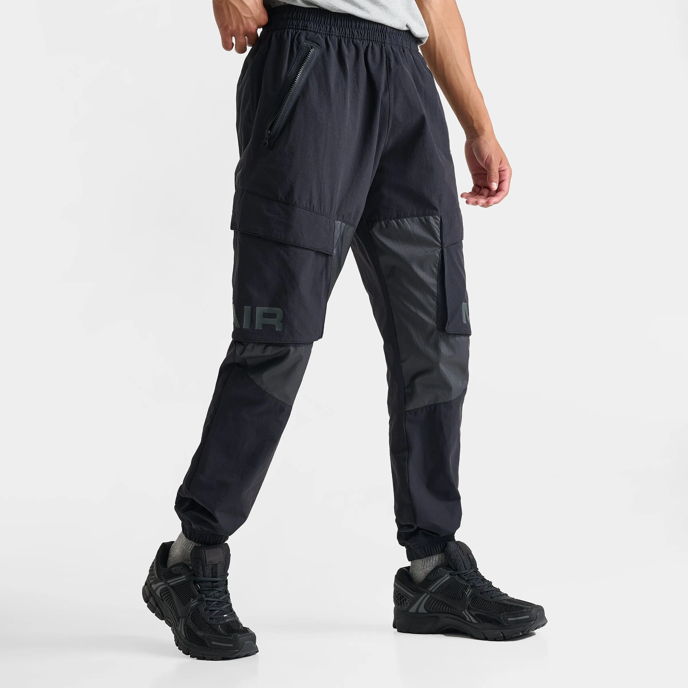 Mens Nike Nike Sportswear Air Max Woven Cargo Pants / Black