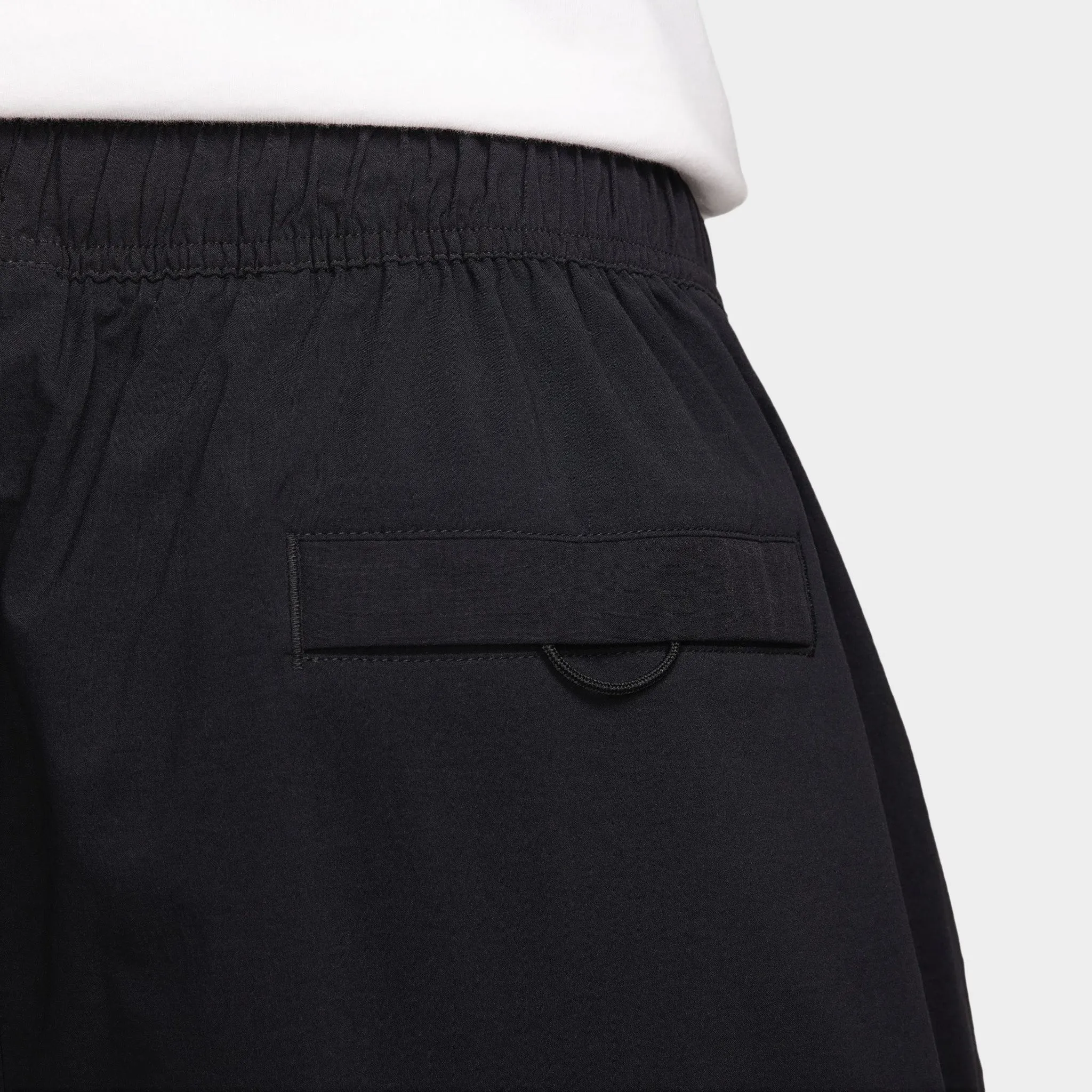 Mens Nike Nike Tech Woven Oversized Pants Black / Black - Black