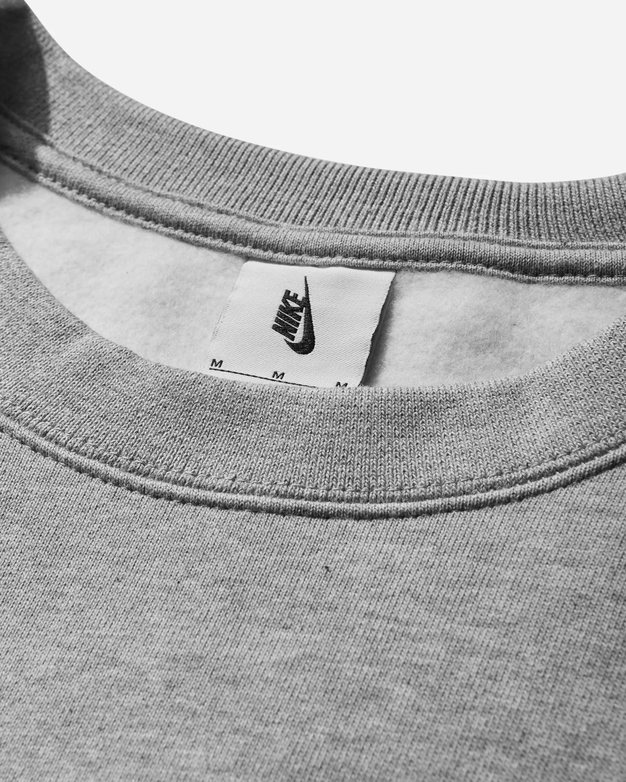 Men's Solo Swoosh Crewneck Sweatshirt Dark Grey Heather